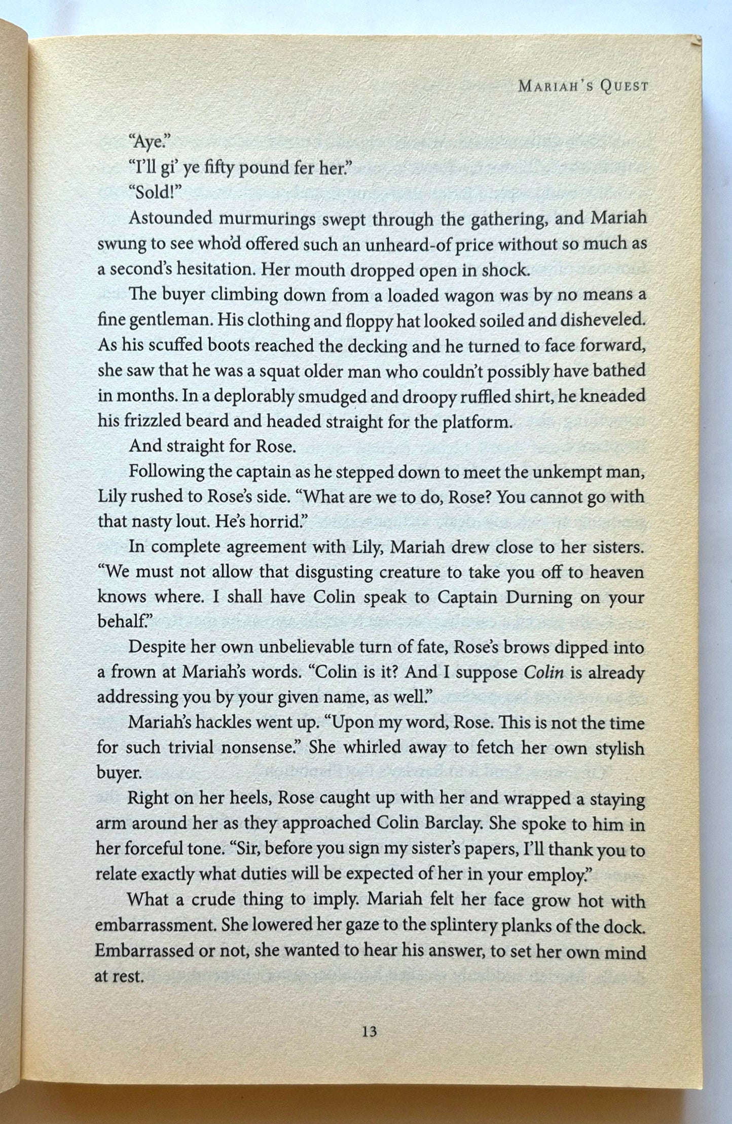 Mariah's Quest von Sally Laity; Dianna Crawford (Töchter des Hauses Harwood #2, Gut, 2012, Pbk, 319 Seiten, Barbour)