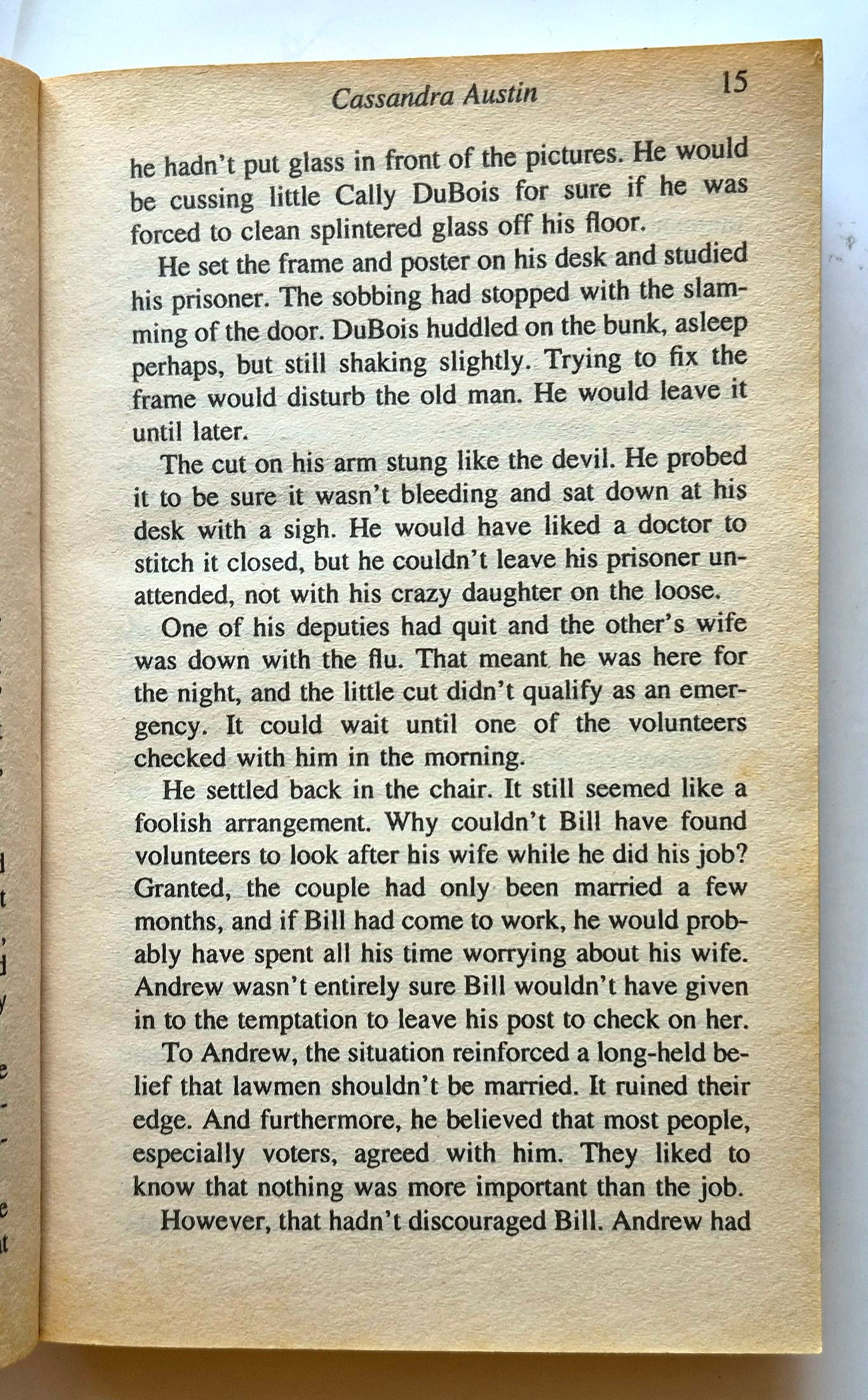 Cally and the Sheriff von Cassandra Austin (Gut, 1997, Taschenbuch, 299 S., Harlequin Historicals)