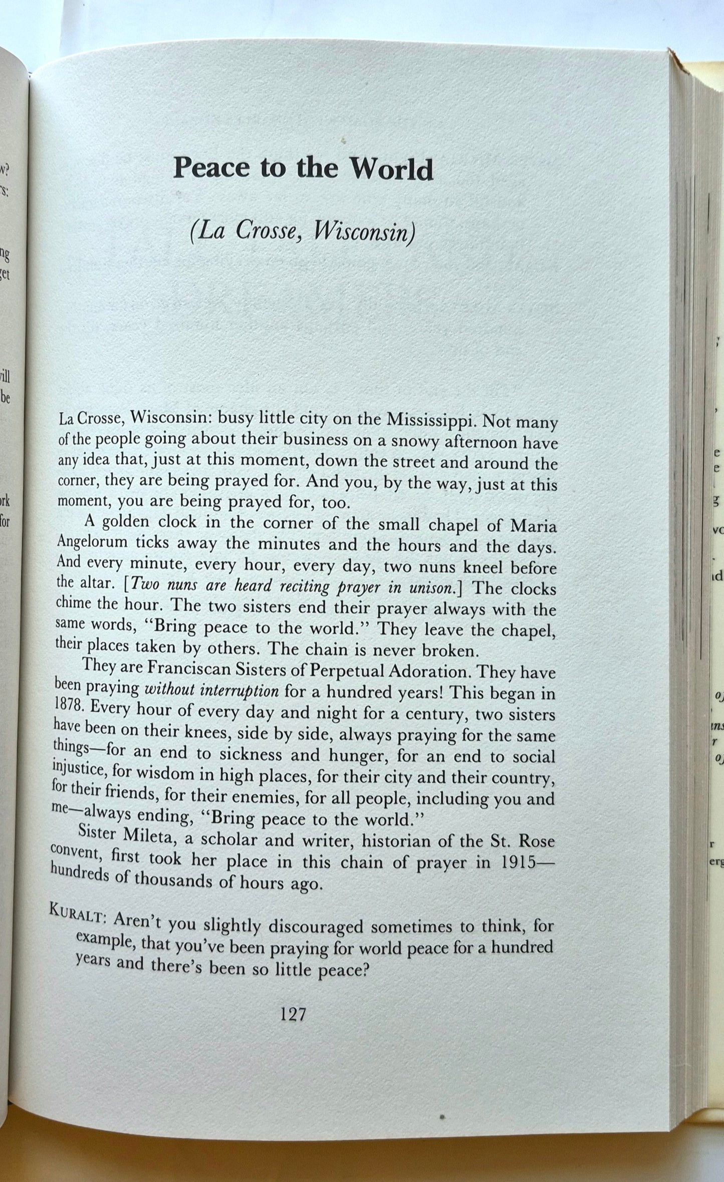 On the Road with Charles Kuralt von Charles Kuralt (Sehr gut, 1985, gebunden, 316 Seiten, G.P. Putnam's Sons)