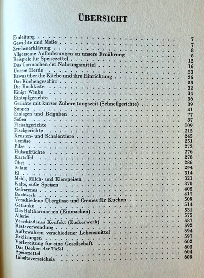 Doennigs Kochbuch bearbeitet von Gertrud Browtowski (Sehr gut, 1956?, HC, 639 S., Grafe und Unzer Verlag)