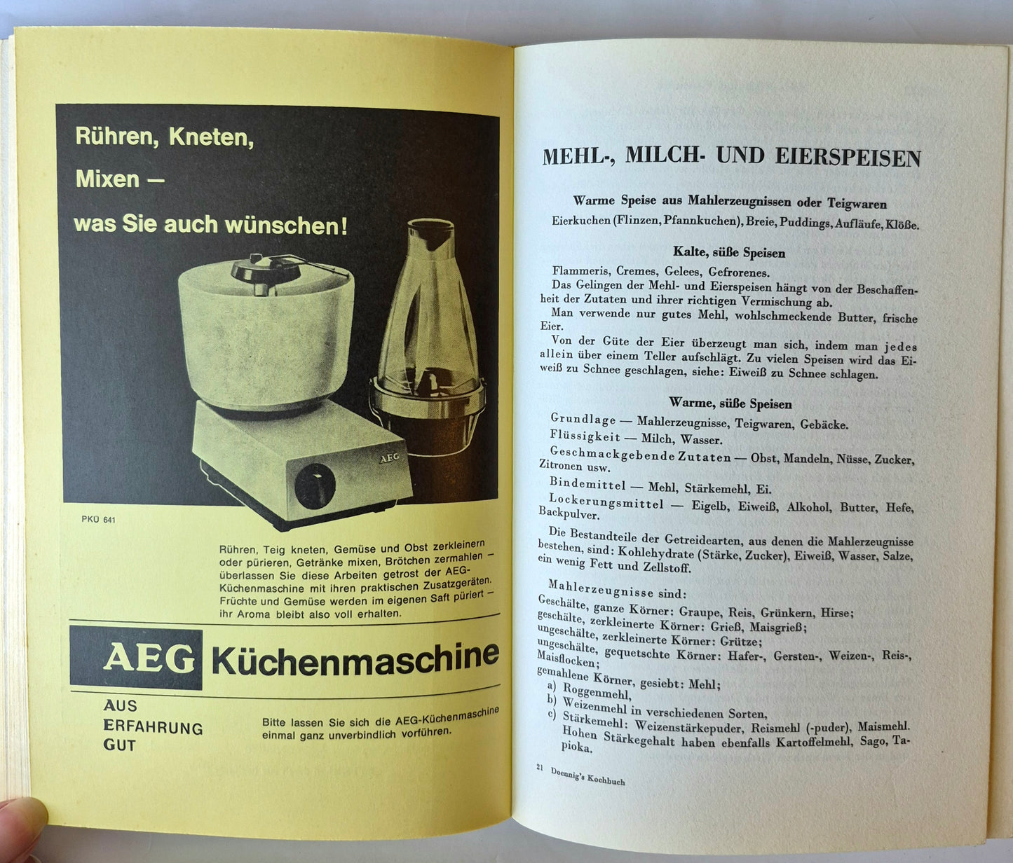 Doennigs Kochbuch bearbeitet von Gertrud Browtowski (Sehr gut, 1956?, HC, 639 S., Grafe und Unzer Verlag)