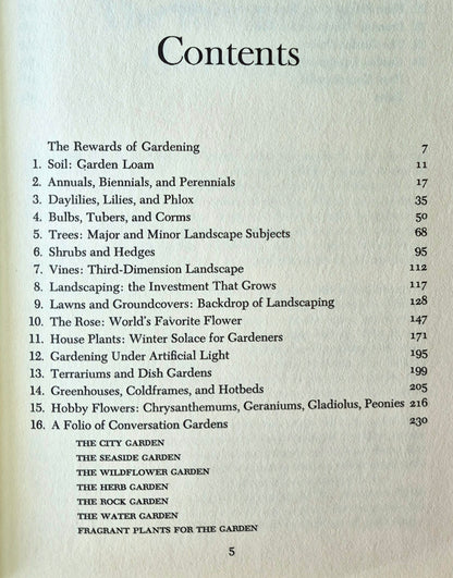The American Home Garden Book and Plant Encyclopedia (Sehr gut, 1963, HC, 512 Seiten, M. Evans & Co.)