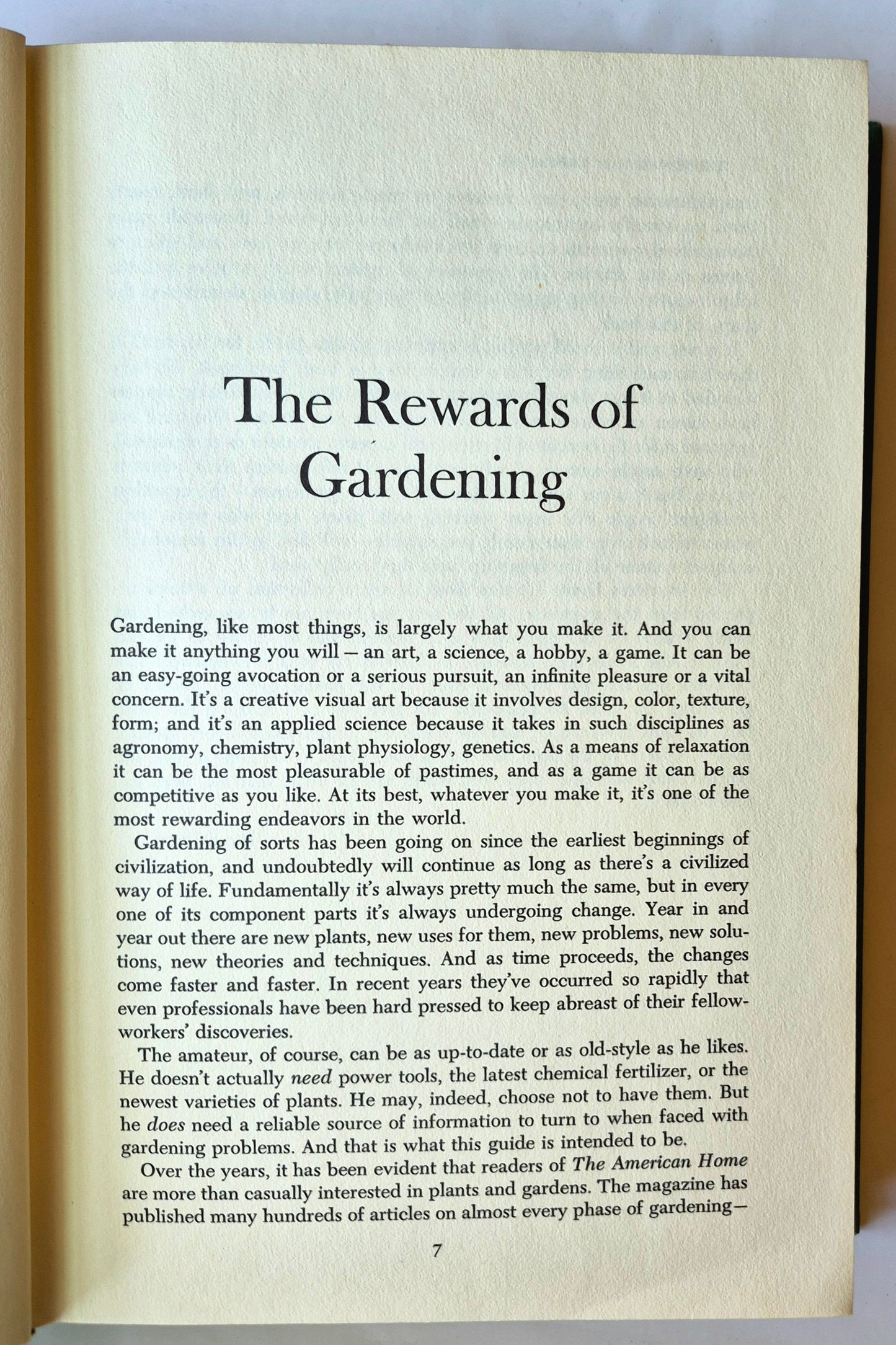 The American Home Garden Book and Plant Encyclopedia (Sehr gut, 1963, HC, 512 Seiten, M. Evans & Co.)