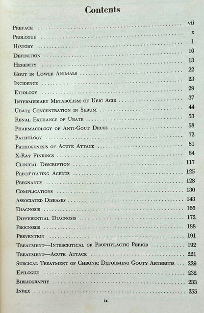 Gicht Zweite Auflage von John H. Talbott M.D. (Gut, 1964, gebunden, 261 Seiten, Grune & Stratton)