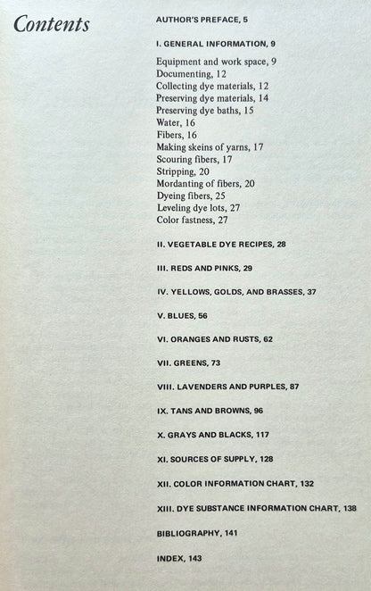 Vegetable Dyeing: 151 Color Recipes for Dyeing Yarns and Fabrics with Natural Materials von Alma Lesch (Sehr gut, 1971, gebunden, 146 S., Watson-Guptill)