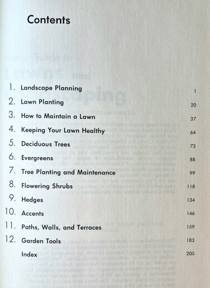 Home Guide to Lawns and Landscaping von Bruce Cassiday (Sehr guter Zustand, 1976, gebundene Ausgabe, 210 Seiten, Times Mirror Magazines)