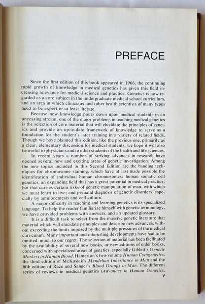 Genetik in der Medizin Zweite Auflage von James Thompson; Margaret Thompson (Sehr gut, 1973, HC, 400 S., W.B. Saunders)