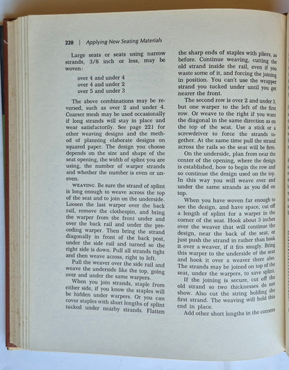The Complete Book of Furniture Repair and Refinishing von Ralph Parsons Kinney (Sehr gut, 1971, gebunden, 276 Seiten, Charles Scribner's Sons)