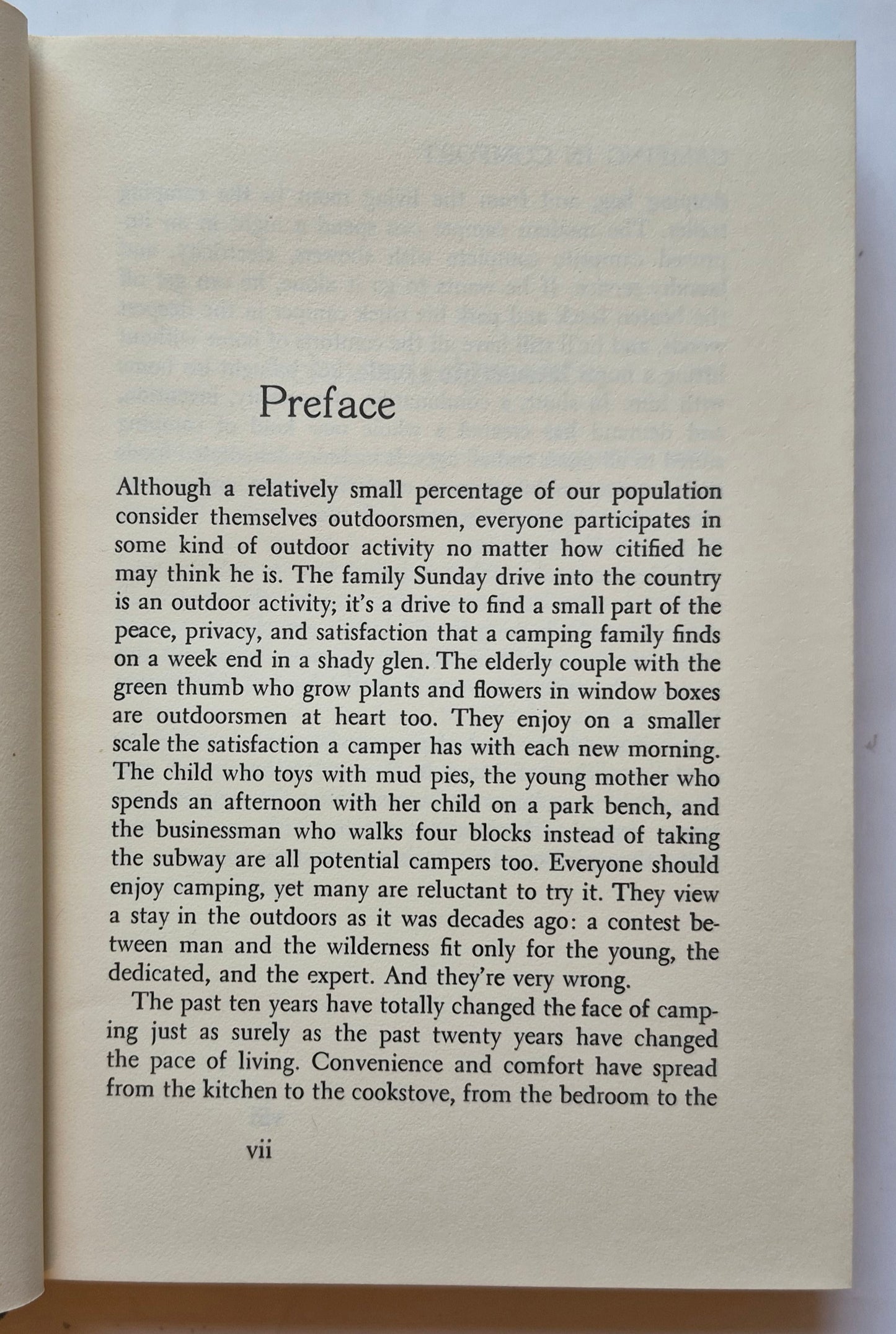 Camping in Comfort: A Guide to Modern Outdoor Vacations by Norman and Sil Strung (Very good, 1971, HC, 262 pgs, J.B. Lippincott)