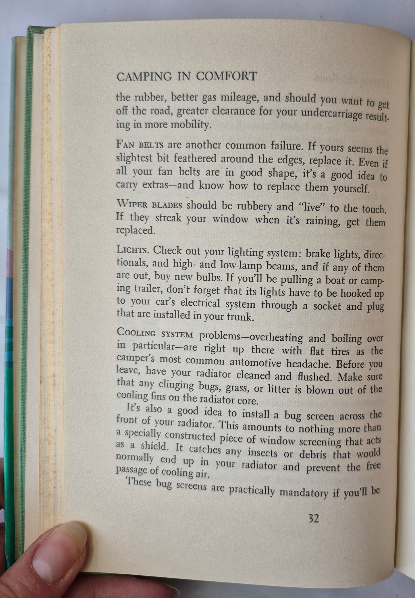 Camping in Comfort: A Guide to Modern Outdoor Vacations by Norman and Sil Strung (Very good, 1971, HC, 262 pgs, J.B. Lippincott)