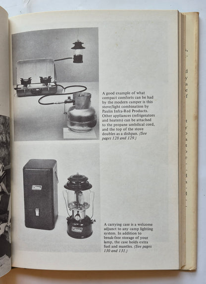 Camping in Comfort: A Guide to Modern Outdoor Vacations by Norman and Sil Strung (Very good, 1971, HC, 262 pgs, J.B. Lippincott)