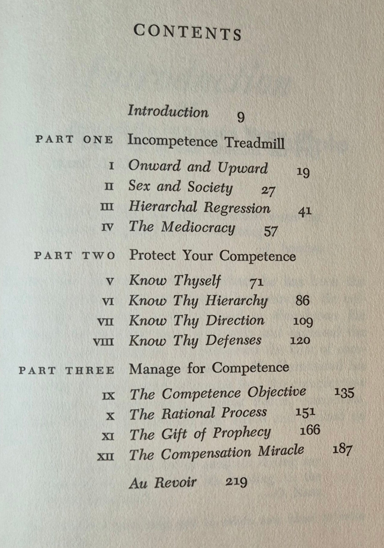 The Peter-Prinzip oder Wie man vermeidet, ein Idiot zu sein von Laurence J. Peter (Sehr gut, 1972, gebunden, 224 Seiten, William Morrow & Co)