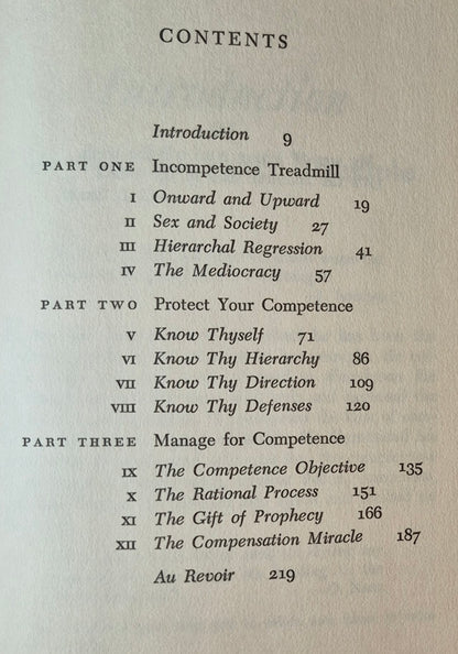 The Peter-Prinzip oder Wie man vermeidet, ein Idiot zu sein von Laurence J. Peter (Sehr gut, 1972, gebunden, 224 Seiten, William Morrow & Co)