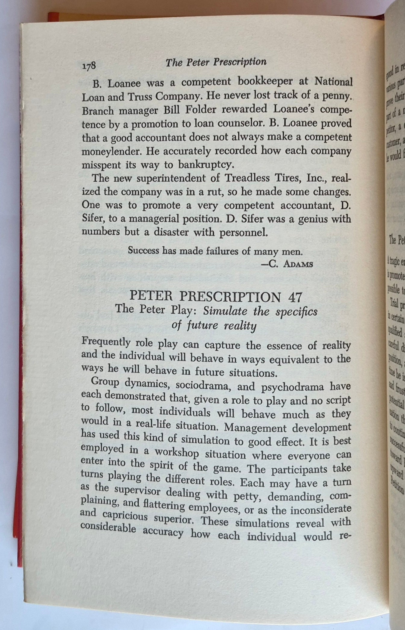 The Peter-Prinzip oder Wie man vermeidet, ein Idiot zu sein von Laurence J. Peter (Sehr gut, 1972, gebunden, 224 Seiten, William Morrow & Co)