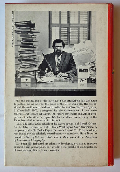 The Peter-Prinzip oder Wie man vermeidet, ein Idiot zu sein von Laurence J. Peter (Sehr gut, 1972, gebunden, 224 Seiten, William Morrow & Co)