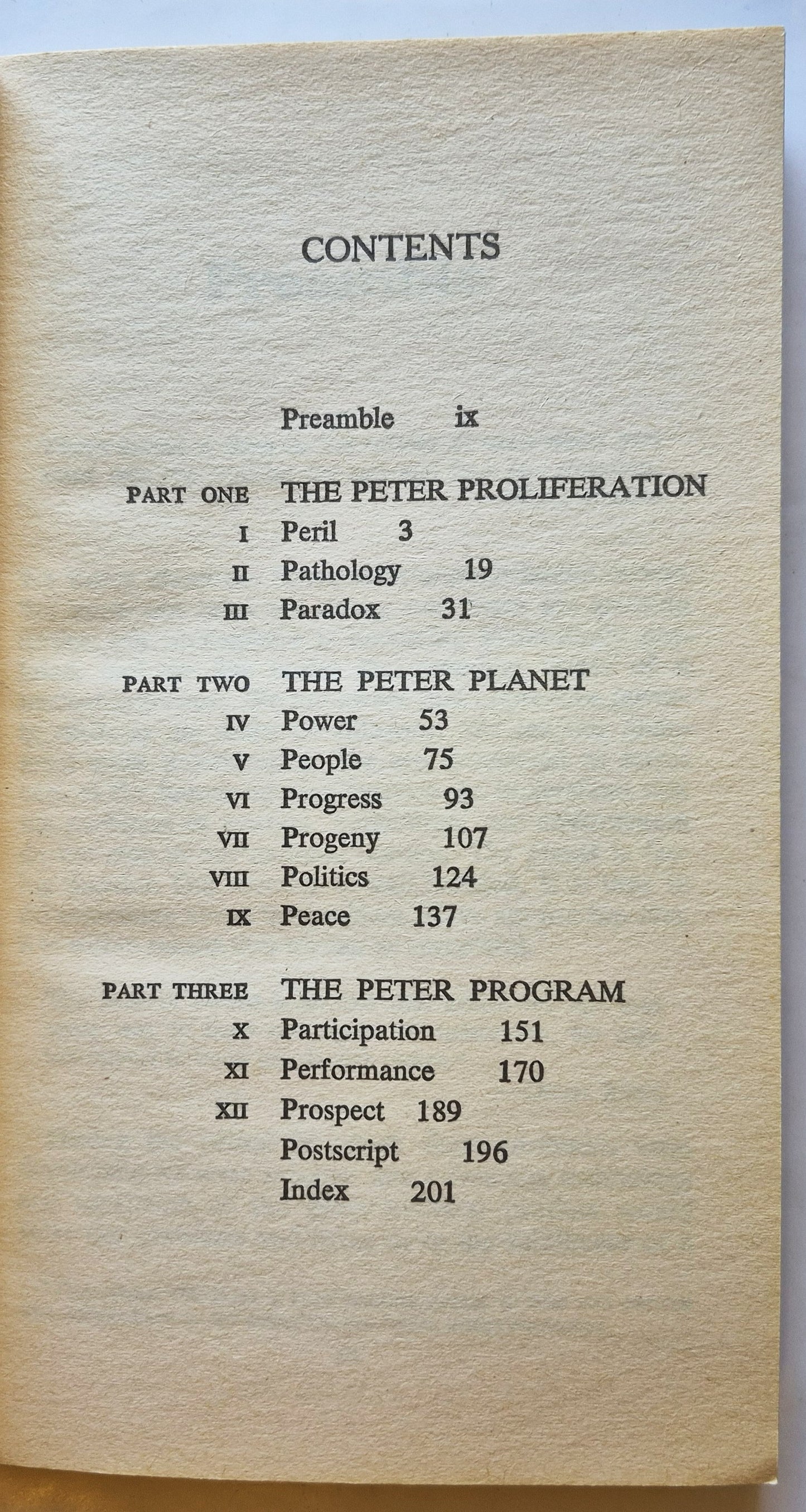 The Peter Plan von Laurence J. Peter (Sehr gut, 1977, Pbk, 212 S., Bantam Books)