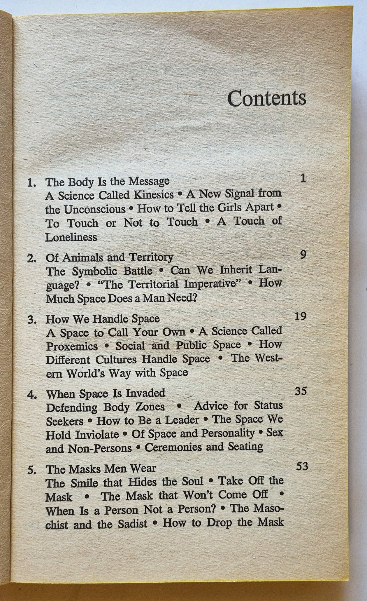Body Language von Julius Fast (Gut, 1971, Taschenbuch, 183 Seiten, Pocket Books)