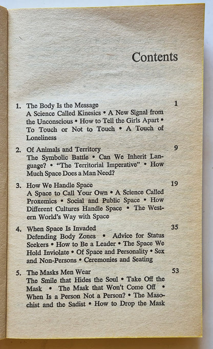 Body Language von Julius Fast (Gut, 1971, Taschenbuch, 183 Seiten, Pocket Books)