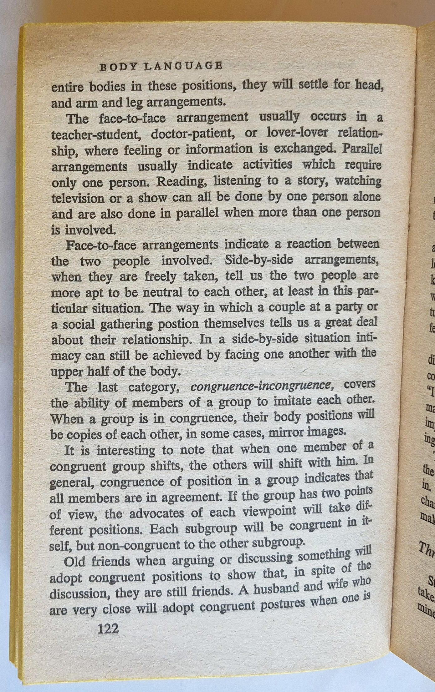 Body Language von Julius Fast (Gut, 1971, Taschenbuch, 183 Seiten, Pocket Books)