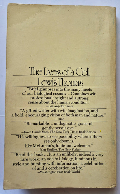Die zelluläre Symphonie by Lewis Thomas (Sehr gut, 1975, Tb, 180 S., Bantam Books)