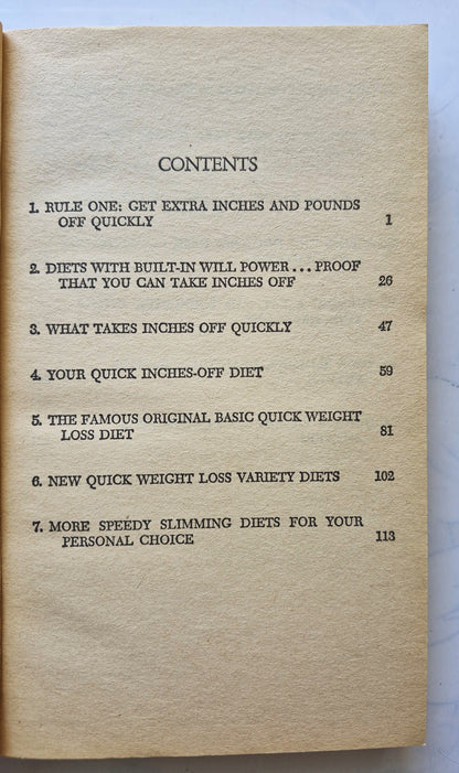 The Doctor's Quick Inches-Off Diet von Irwin M. Stillman; Samm S. Baker (Sehr gut, 1983, Taschenbuch, 311 Seiten, Dell)