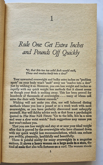 The Doctor's Quick Inches-Off Diet von Irwin M. Stillman; Samm S. Baker (Sehr gut, 1983, Taschenbuch, 311 Seiten, Dell)