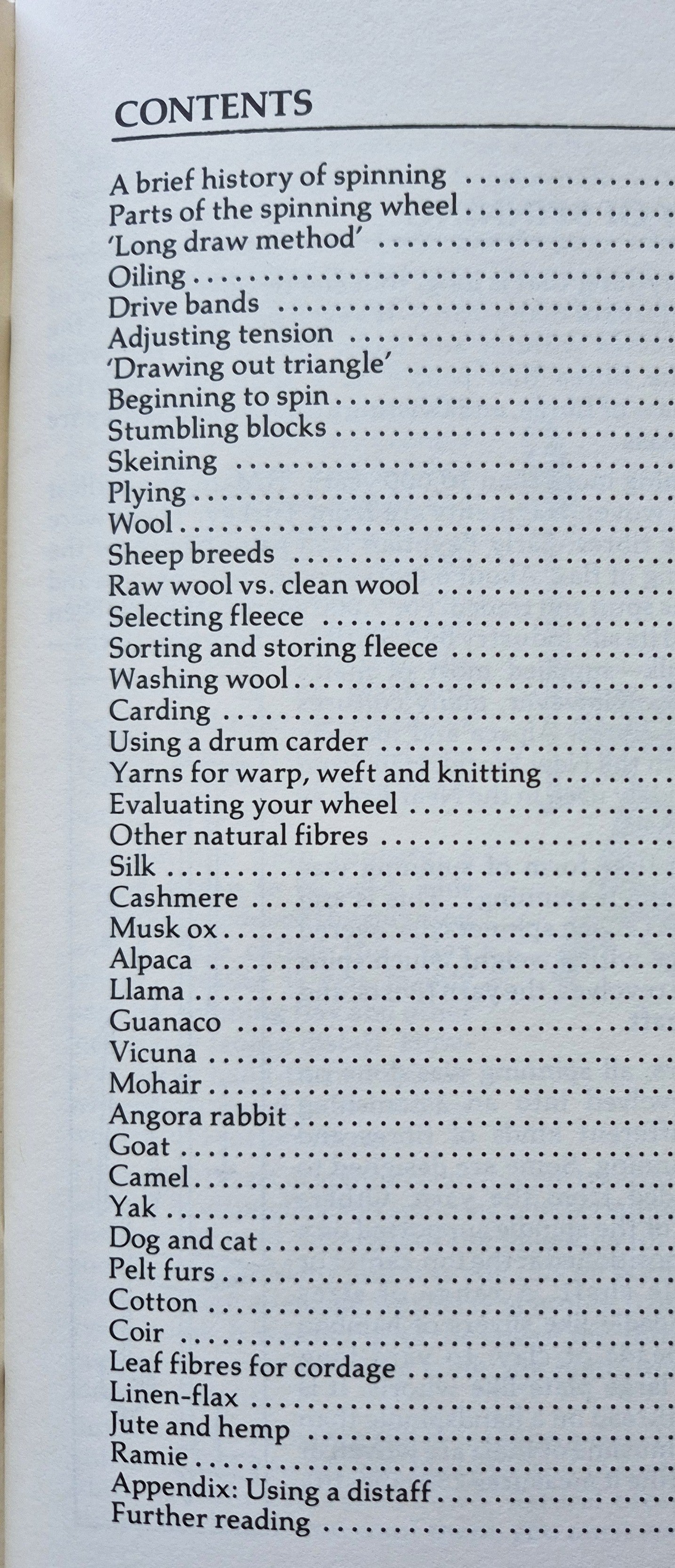 Handspinner's Handbook von Bette Hochberg (Sehr gut, 1980, Taschenbuch, 66 Seiten)