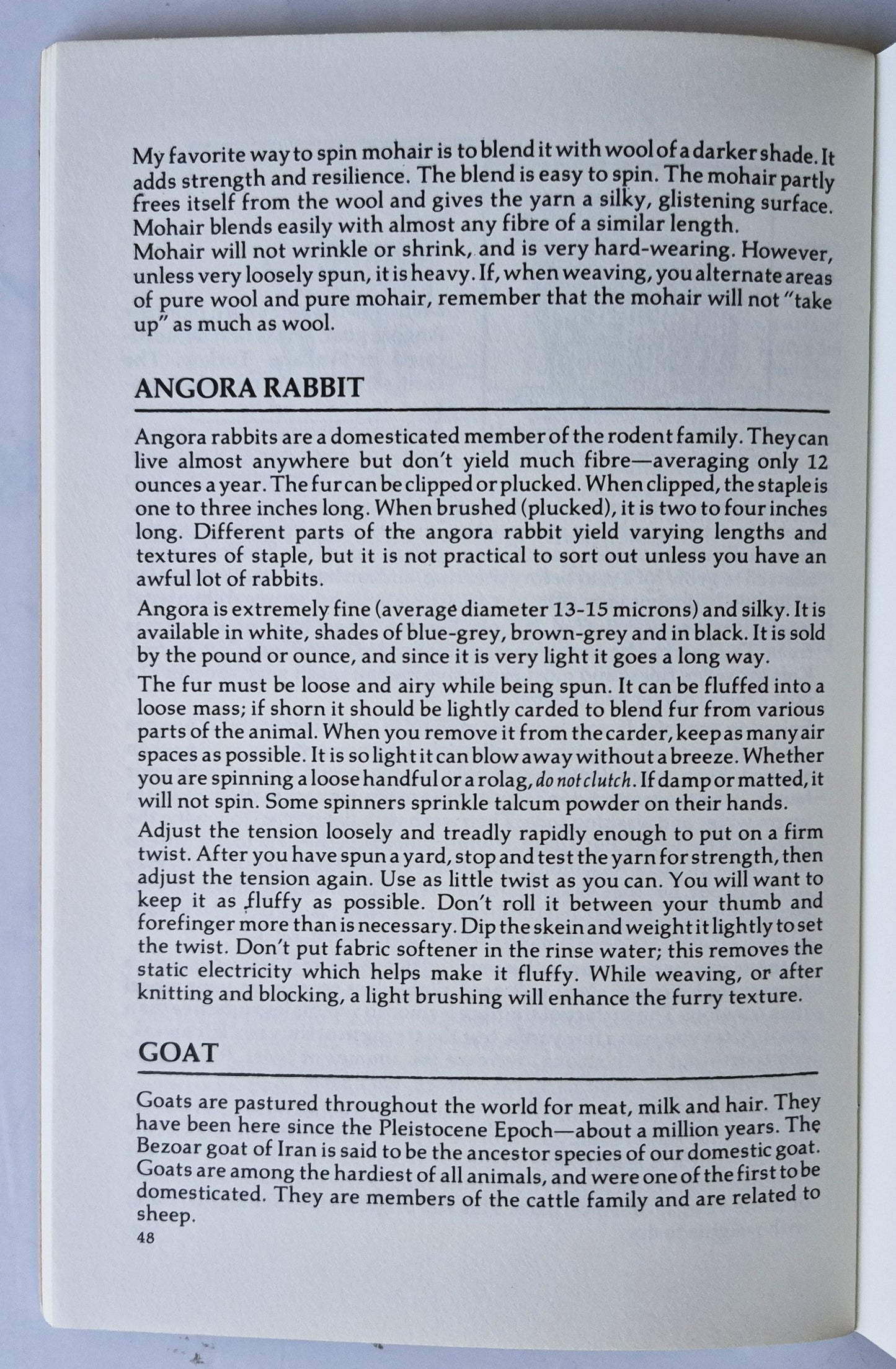 Handspinner's Handbook von Bette Hochberg (Sehr gut, 1980, Taschenbuch, 66 Seiten)