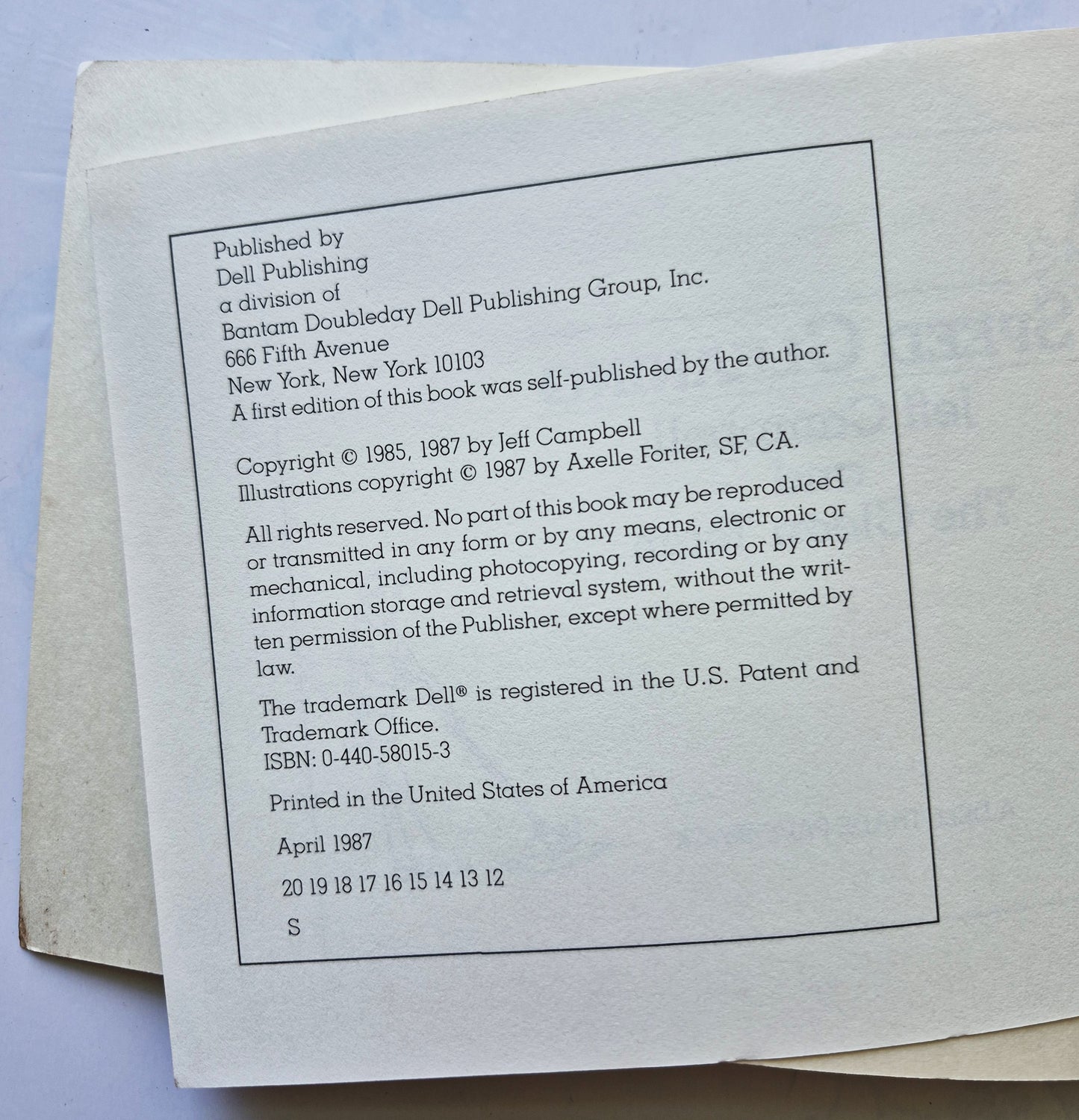 Speed Cleaning by Jeff Campbell and the Clean Team (Gut, 1987, TB, 119 S., Dell)
