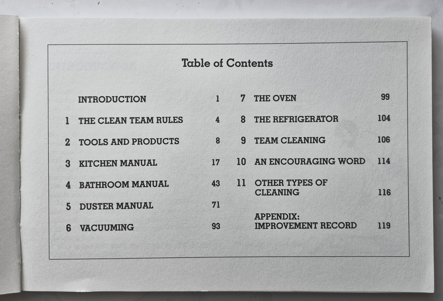 Speed Cleaning by Jeff Campbell and the Clean Team (Gut, 1987, TB, 119 S., Dell)