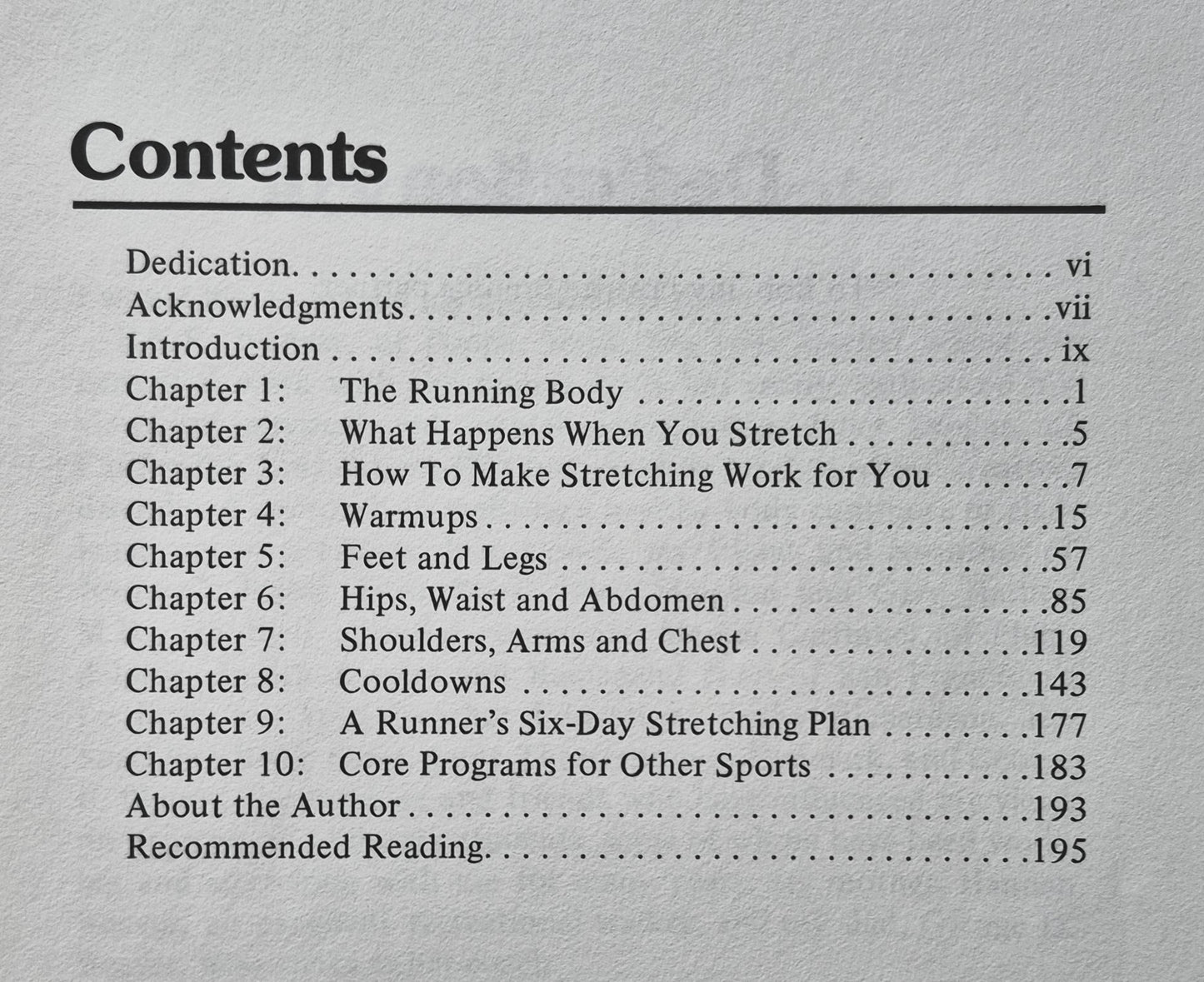 Stretching Book von Nell Weaver (Gut, 1982, Broschur, 196 S., Runner's World Books)