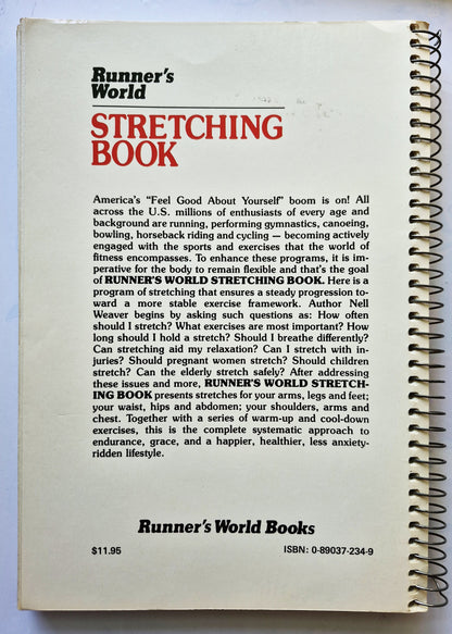 Stretching Book von Nell Weaver (Gut, 1982, Broschur, 196 S., Runner's World Books)