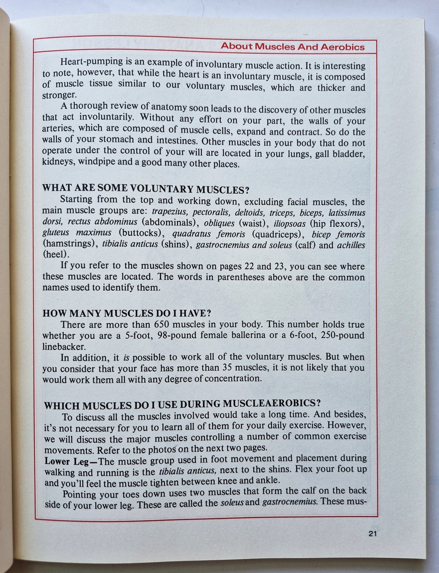 Muskel-Aerobic: Das ultimative Workout zur Körperstraffung von Patricia Patano; Linette Savage (Sehr gut, 1985, Taschenbuch, 160 Seiten, The Body Press)