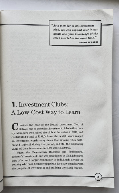 The Beardstown Ladies Common-Sense Investment Guide (Gut, 1994, Pbk, 232 S., Hyperion)