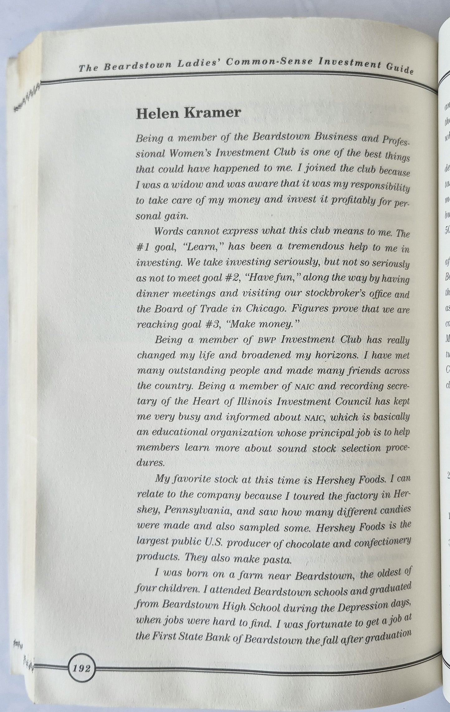 The Beardstown Ladies Common-Sense Investment Guide (Gut, 1994, Pbk, 232 S., Hyperion)