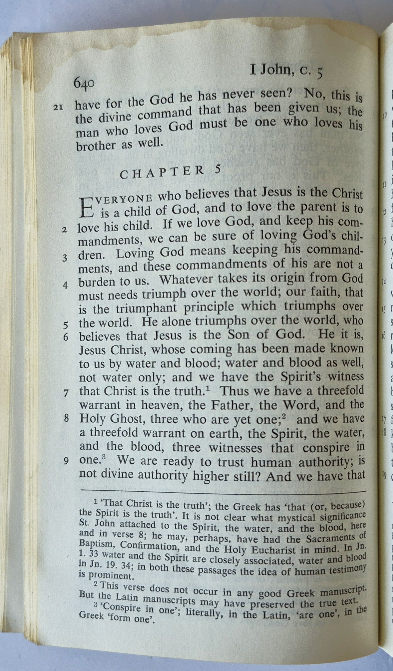 Das Neue Testament Unseres Herrn und Retters Jesus Christus, übersetzt von Ronald Knox (Gut, 1954, Taschenbuch, 697 Seiten, Sheed & Ward)