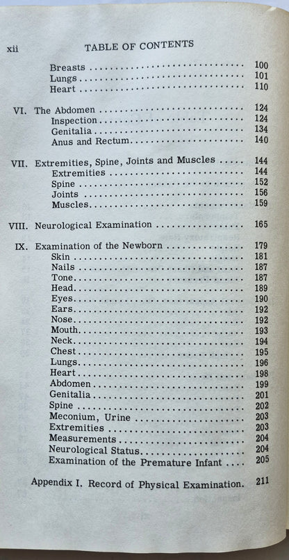 Manual of Pediatric Physical Diagnosis 4th Edition by Lewis A. Barness (Gut, 1973, Pbk, 247 S., Year Book Medical Pub.)