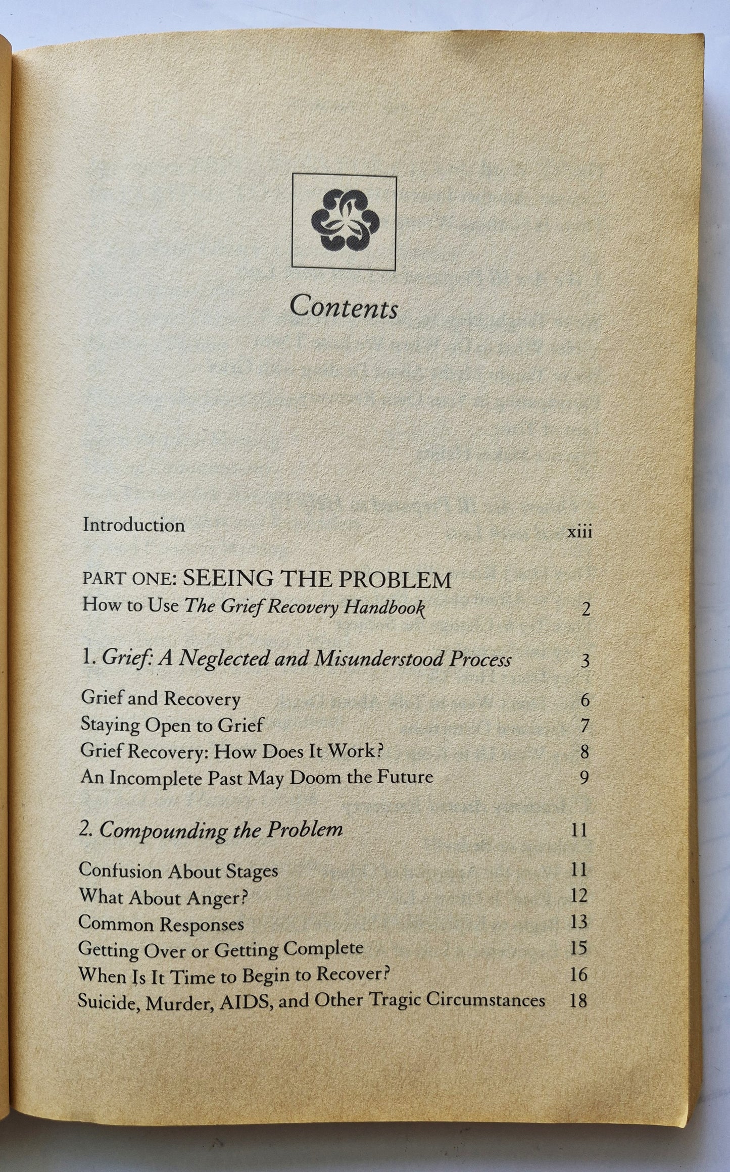 The Grief Recovery Handbook von John W. James; Russell Friedman (Akzeptabel, 1998, Taschenbuch, 173 Seiten, Collins)