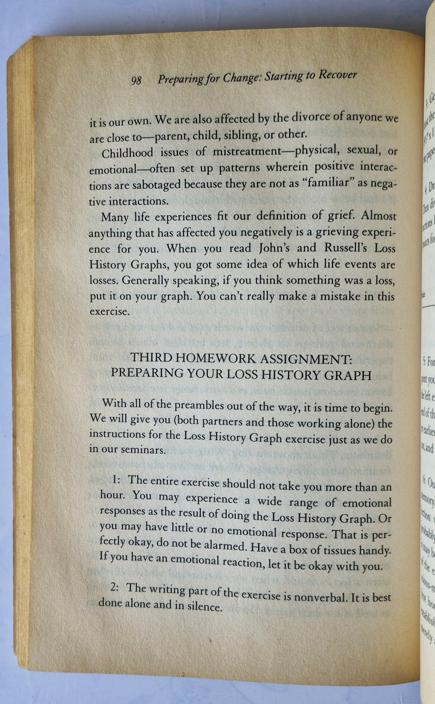The Grief Recovery Handbook von John W. James; Russell Friedman (Akzeptabel, 1998, Taschenbuch, 173 Seiten, Collins)