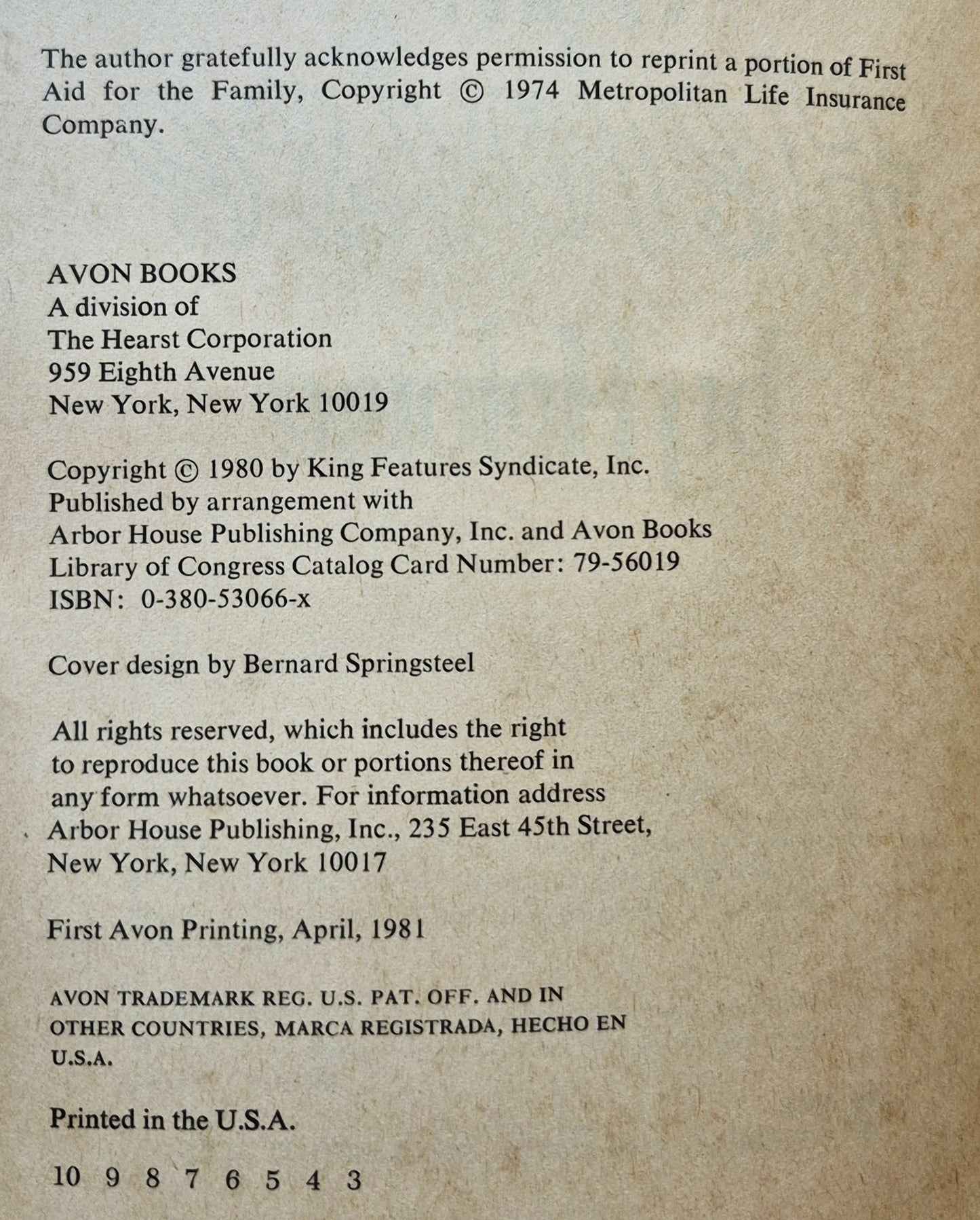 Hints from Heloise von Heloise Cruse (Sehr gut, 1981, Taschenbuch, 530 S., Avon Books)