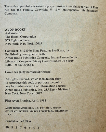 Hints from Heloise von Heloise Cruse (Sehr gut, 1981, Taschenbuch, 530 S., Avon Books)