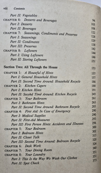 Hints from Heloise von Heloise Cruse (Sehr gut, 1981, Taschenbuch, 530 S., Avon Books)