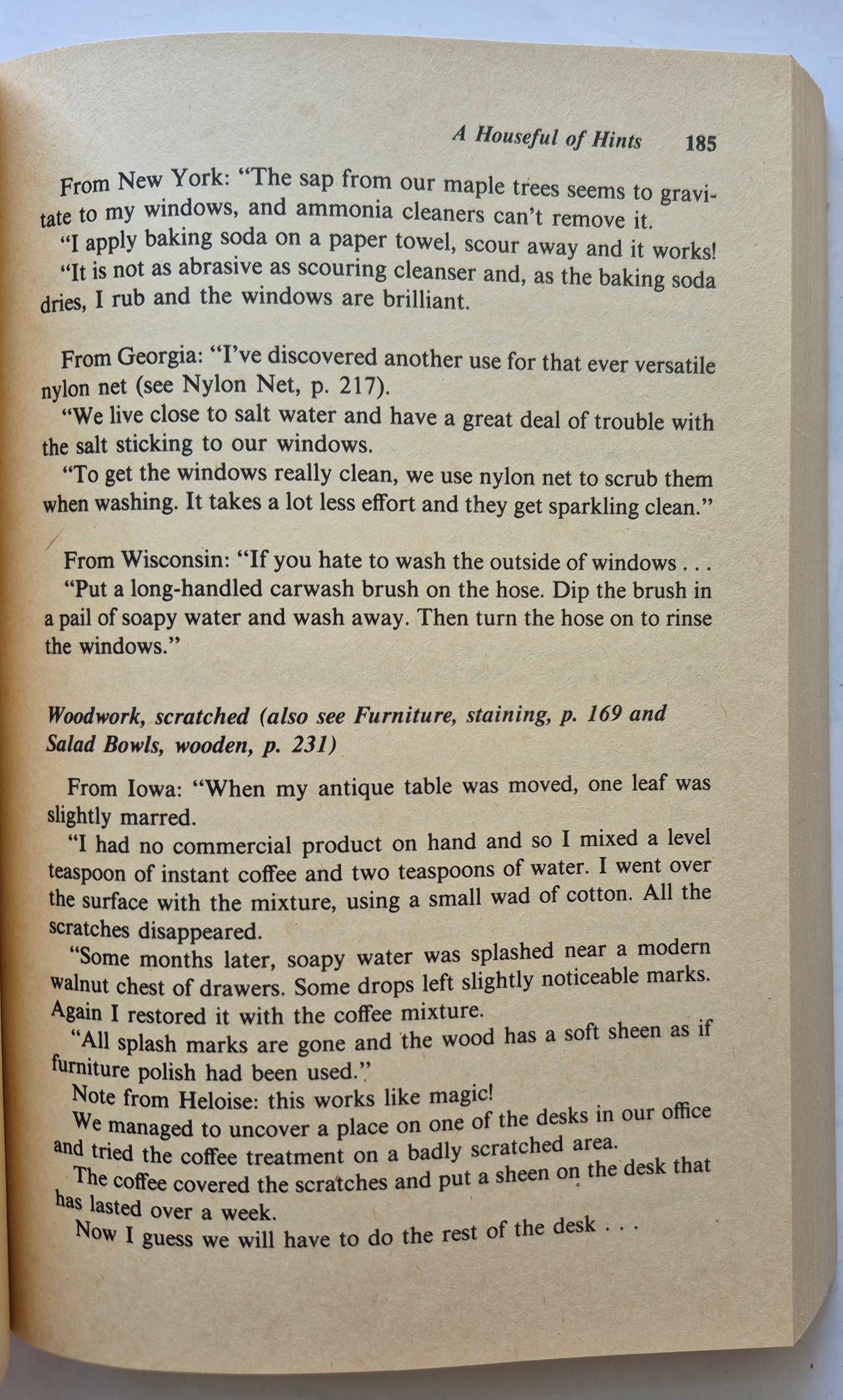 Hints from Heloise von Heloise Cruse (Sehr gut, 1981, Taschenbuch, 530 S., Avon Books)