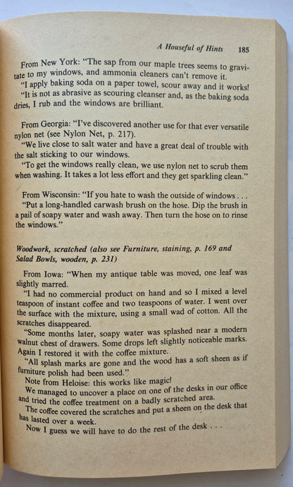 Hints from Heloise von Heloise Cruse (Sehr gut, 1981, Taschenbuch, 530 S., Avon Books)