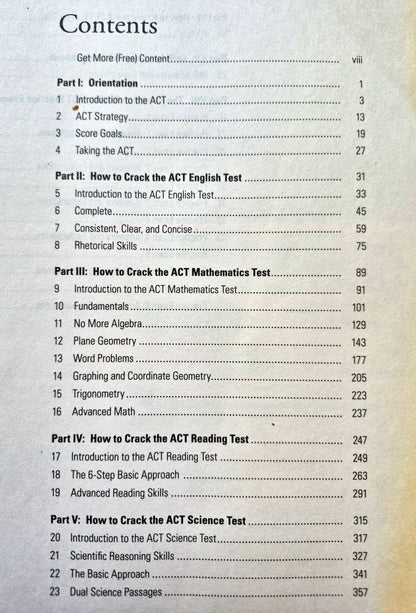 ACT Prep 2020 von The Princeton Review (Sehr gut, 2019, Taschenbuch, 833 S.)