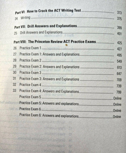 ACT Prep 2020 von The Princeton Review (Sehr gut, 2019, Taschenbuch, 833 S.)