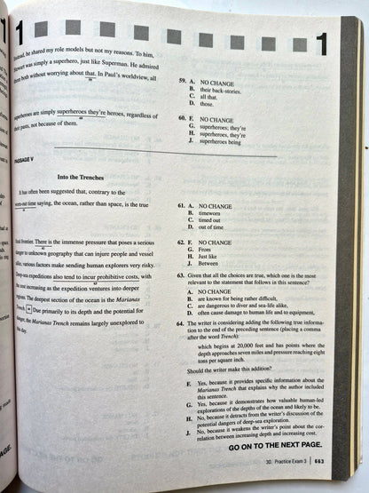 ACT Prep 2020 von The Princeton Review (Sehr gut, 2019, Taschenbuch, 833 S.)