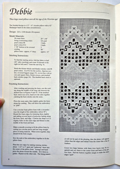 Hardanger Potpourri of Pillows von Janice Love (Sehr gut, 1991, Pb., 27 Seiten, Love 'N Stitches)
