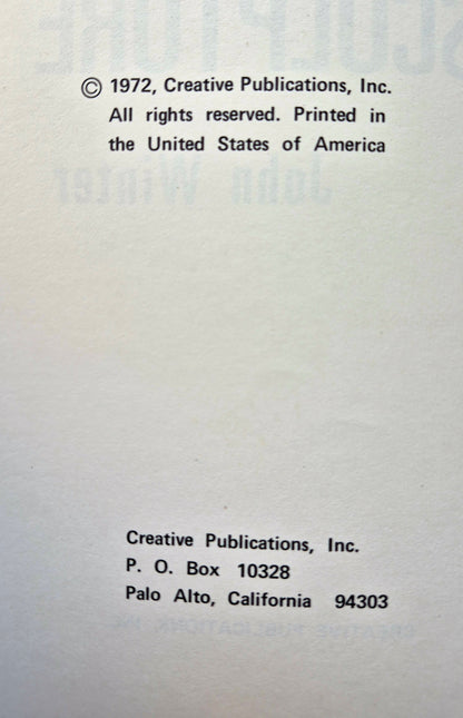 String Sculpture von John Winter (Sehr gut, 1972, Pbk, 64 Seiten, Creative Pub.)