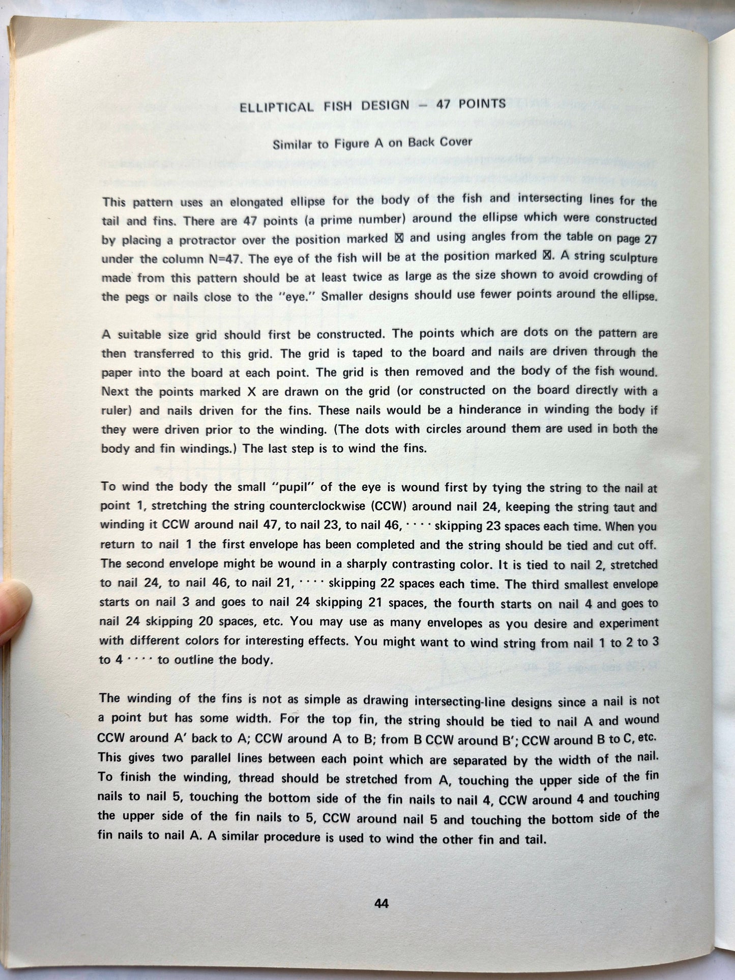 String Sculpture von John Winter (Sehr gut, 1972, Pbk, 64 Seiten, Creative Pub.)